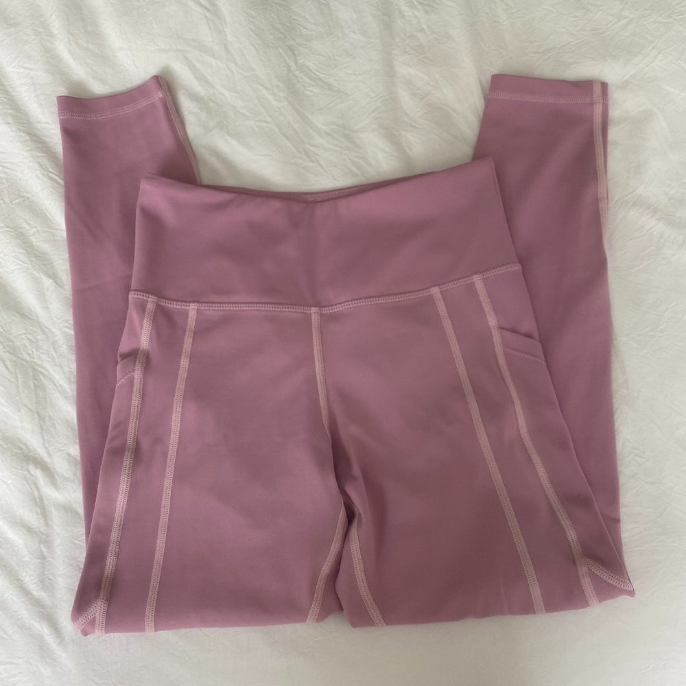 Curves n Combatboots leggings size S. They are a pink/purple color. Used twice.
